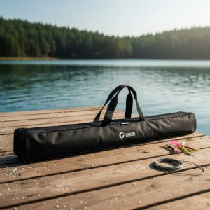 Bolsa Porta Varas Telescópica Sol E Lua De 80cm Preta